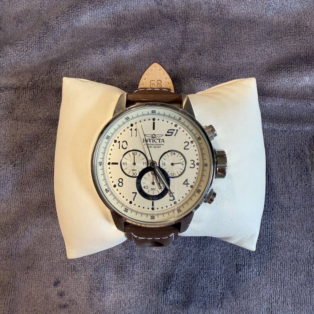 Invicta Men's 16009 S1 Rally Analog Display Quartz Brown Watch